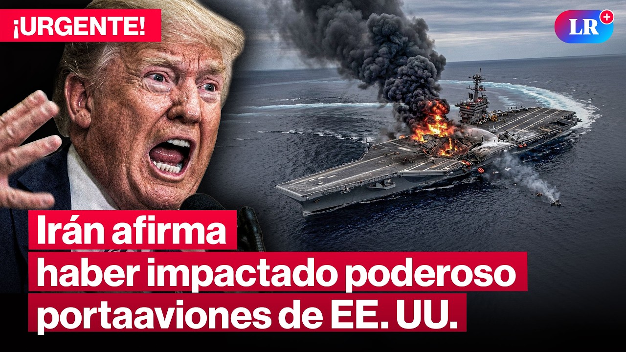 ¡ALERTA! Irán presume que ataques con drones golpearon portaaviones de EE. UU. #LR