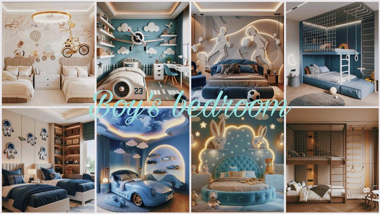Boy's bedroom decoration ديكور وتصاميم غرفة أولاد 2025 تفرحي بيها وليدك