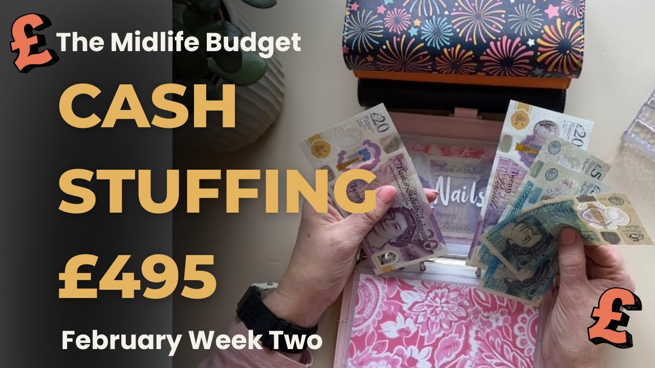 💰Cash Stuffing £495 | Feb Week 2 | Sinking Funds | Saving Challenges | Save £10K in 2026