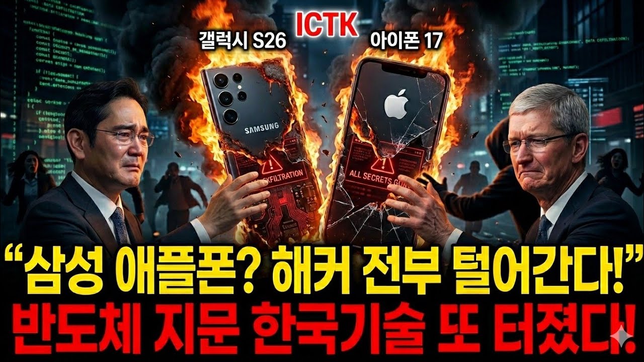 삼성, 애플폰 이제 다 털립니다! 소프트웨어 보안 시대 종말! 내 돈 지킬 ‘복제 불가능한 반도체’ 한국기업 등장!