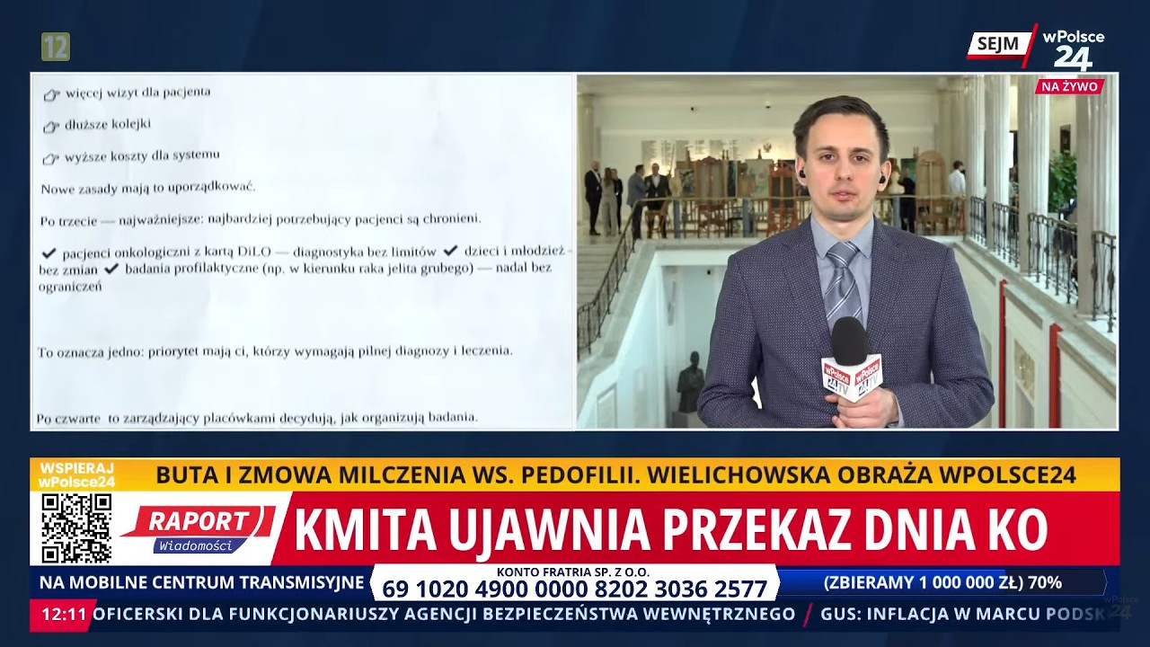 Kmita ujawnia przekaz dnia KO. Raport Wiadomości cz.1