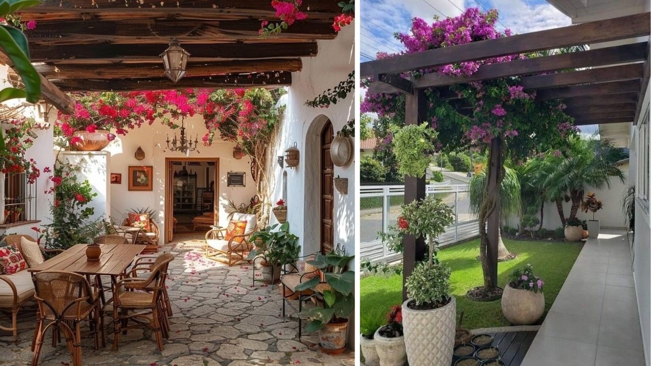 +177 iDEAS de PERGOLAS DE MADERA cubiertas de PLANTAS que dan una SOMBRA increíble y NATURAL