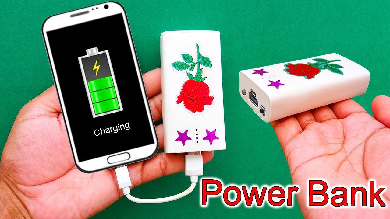 How To Make A Power Bank At Home | Homemade Power Bank | Portable Powerful Power Bank | Power Bank