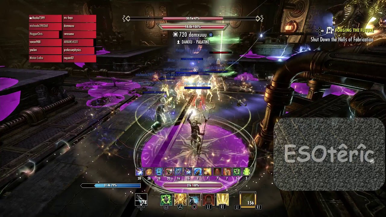 ESO vHoF hard mode -- ESOtêrîc (Healer PoV)