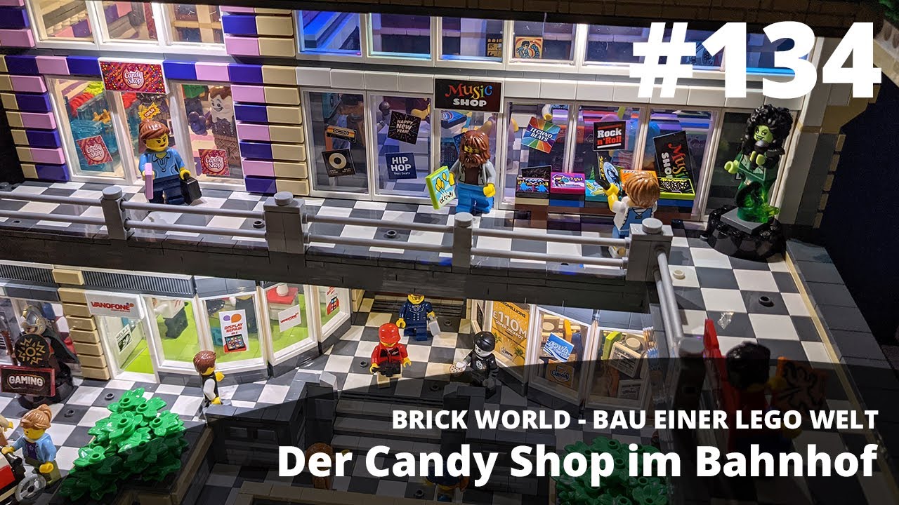 BRICK WORLD LEGO® UPDATE (134) • Der Candy Shop im Bahnhof