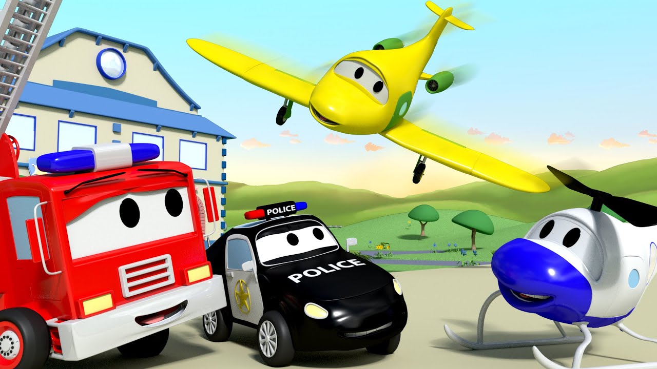 Patrullauto - Lennuk Penny on meeskonna uus liige - Autode ja Veokite multikas lastele 🚓 🚒