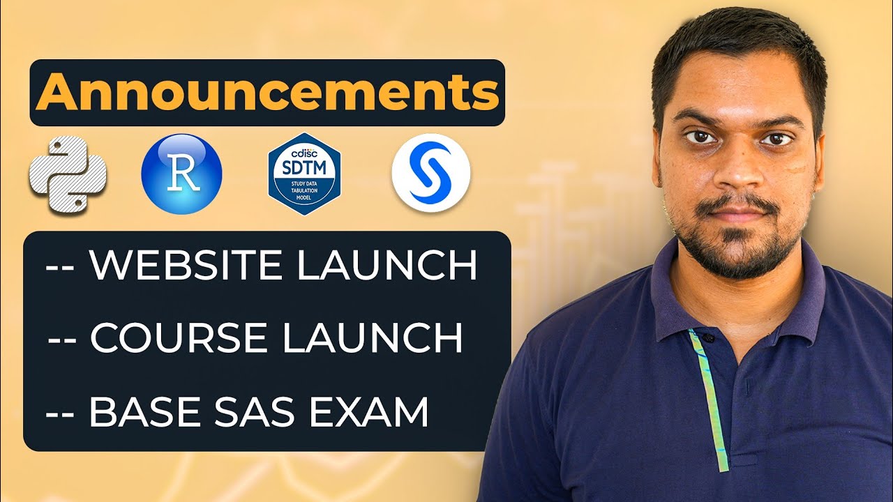 3 Major Launches 🔥 Website | Recorded Course | Base SAS Exam