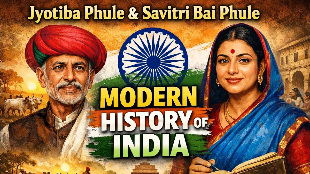 Jyotiba Phule | Savitribai Phule | Satyashodhak Samaj | Jyotiba Phule and Satyashodhak Samaj | UPSC 