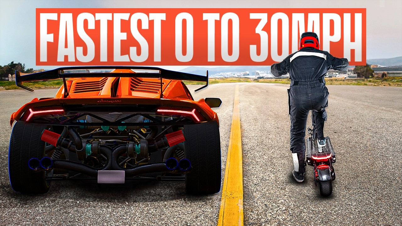 Fastest Accelerating Electric Scooters - From Cheapest to $$$