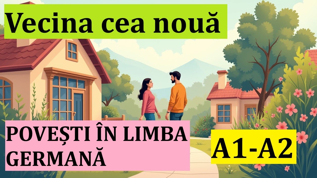 Invata Germana | Povesti in germana de nivel A1-A2 - Vecina cea noua