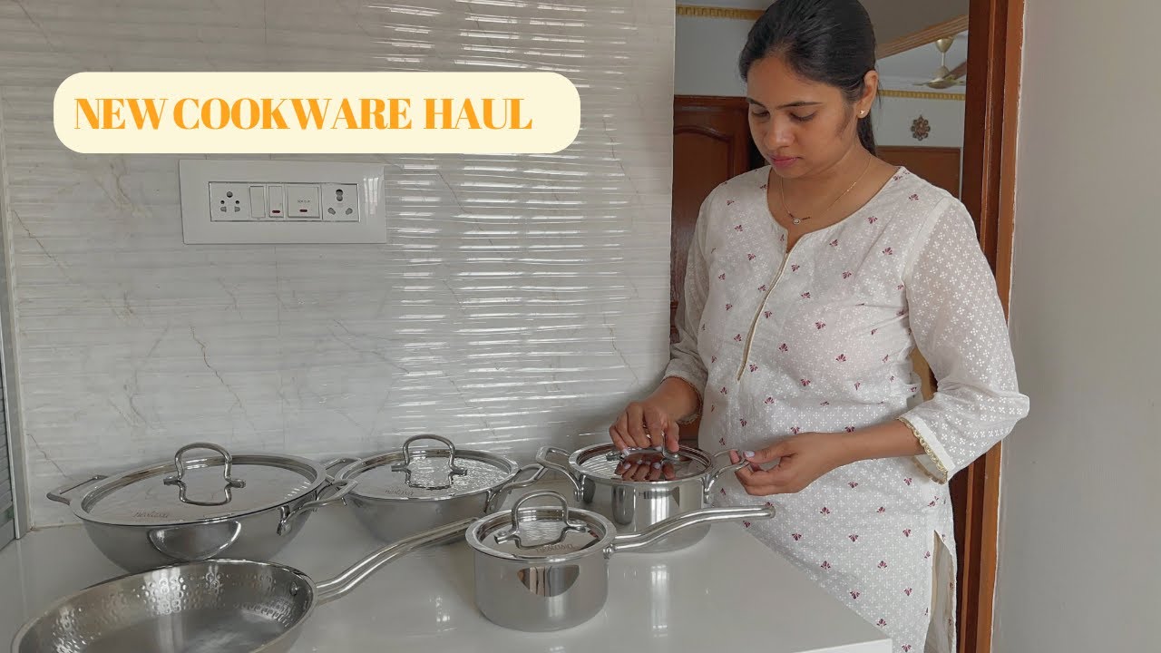 NEW Cookware Haul and Honest Review | Best Tri-Ply Stainless Steel for Indian Kitchens Ft.Nestasia