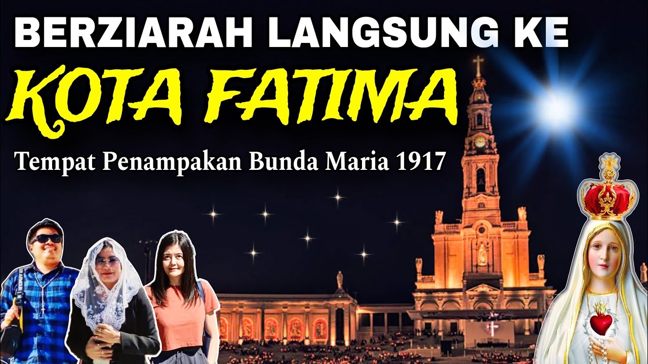 Berziarah langsung ke tempat penampakan Bunda Maria 1917: FATIMA, Portugal‼️Indah sekali...
