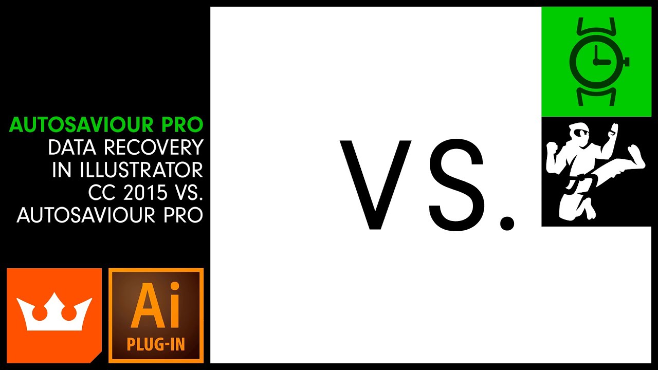 Data Recovery in Illustrator CC 2015 vs. Autosaviour Pro | Vector Black Belt | AUTOSAVIOUR PRO