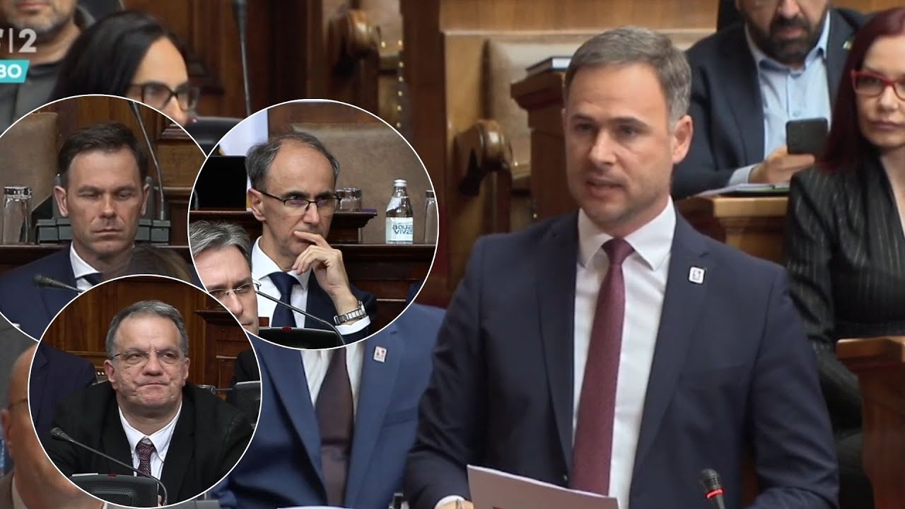 Govor Miroslava Aleksića u Skupštini od kog je pozlilo Dejanu Vuku Stankoviću!