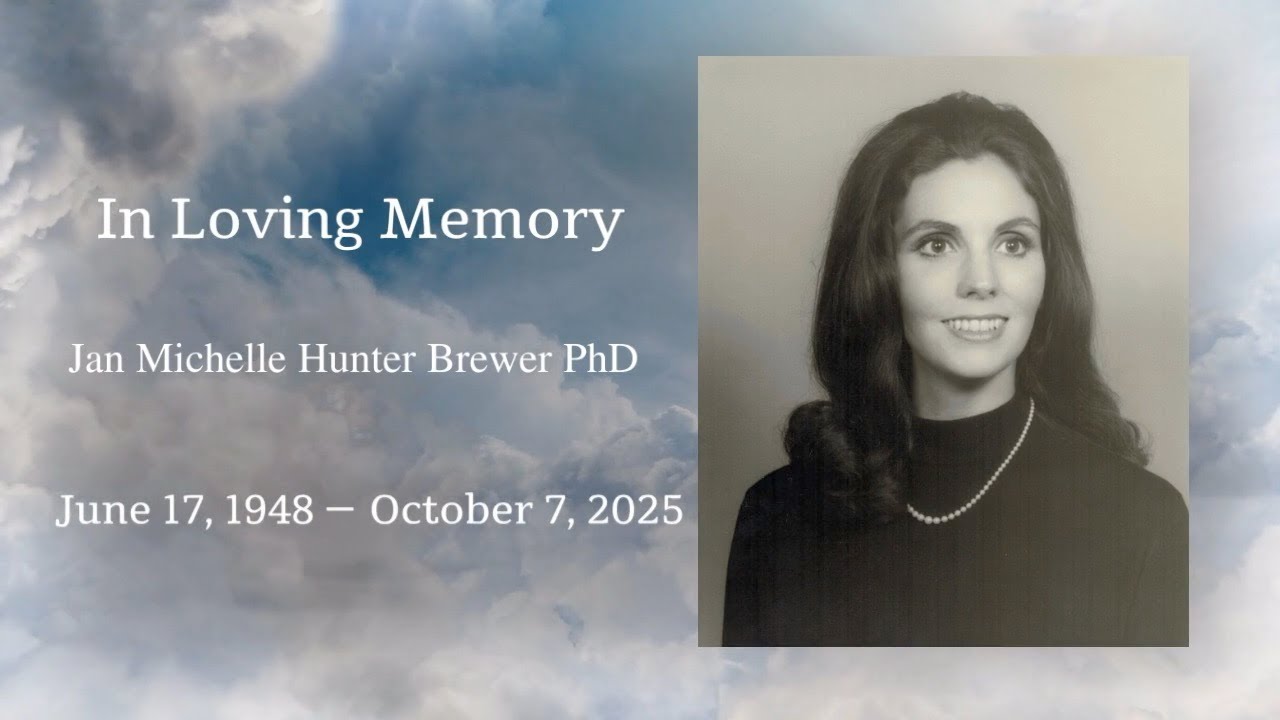 Celebration of Life- Jan Michelle Hunter Brewer PhD.