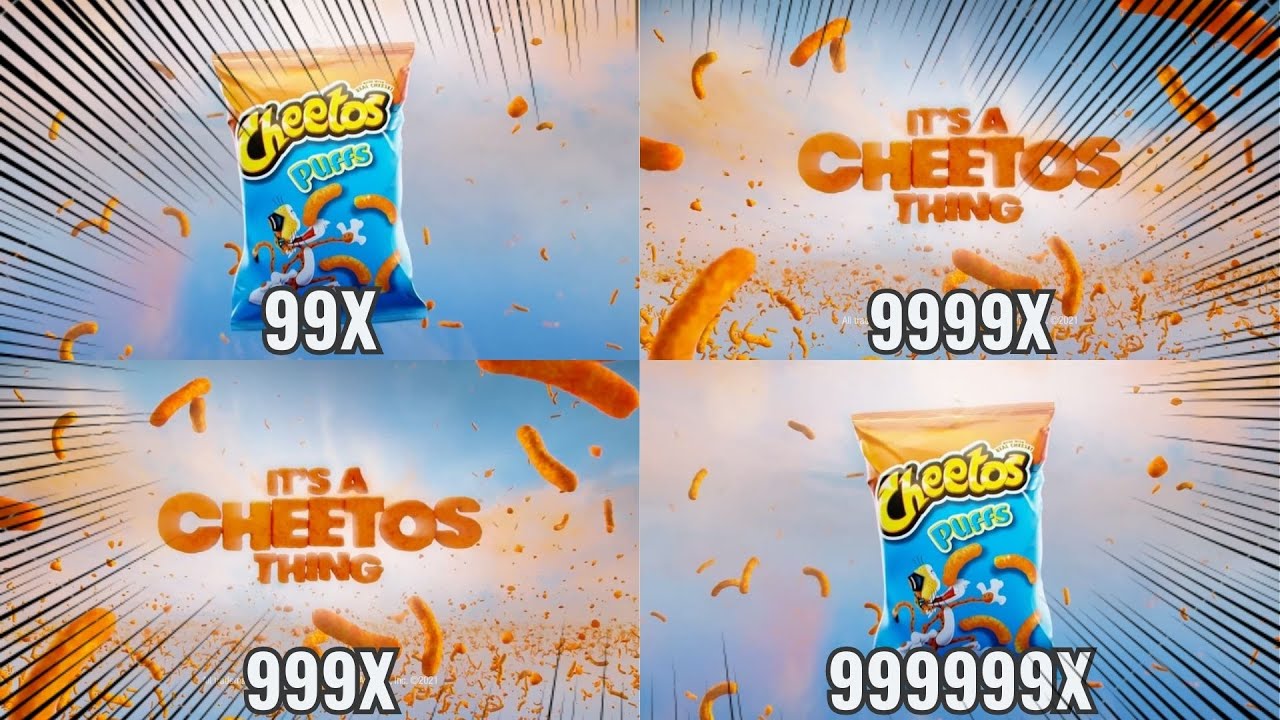 Cheetos Puffs Intro Getting 999999X Speed