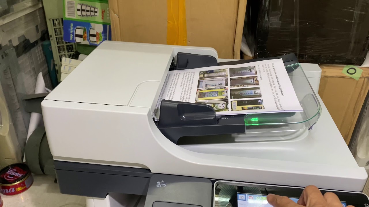 Test photocopy máy in Laser All in one HP Laserjet Enterprise 500 MFP M525