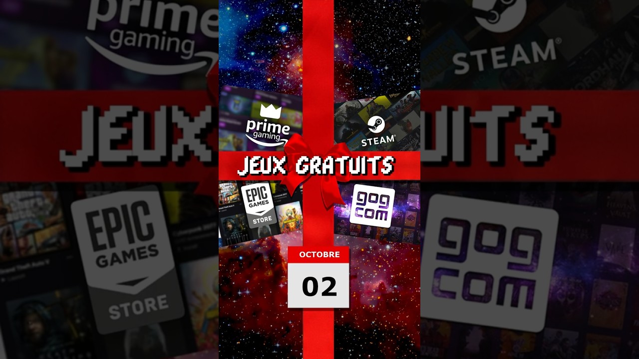 JEUX GRATUITS  (02/10/25) - Le recap' quotidien des jeux PC offerts !