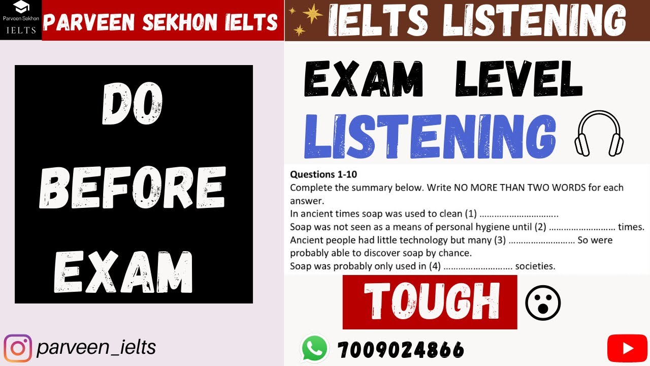 IELTS Listening Actual Practice Test with answers 2022 | @parveensekhonielts9042