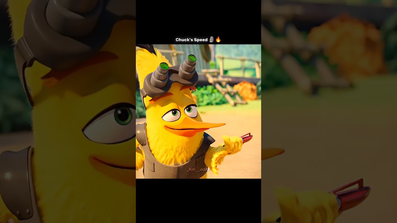 Chuck's Speed 🗿🔥 | Angry birds edit | #edit #shorts #angrybirds |