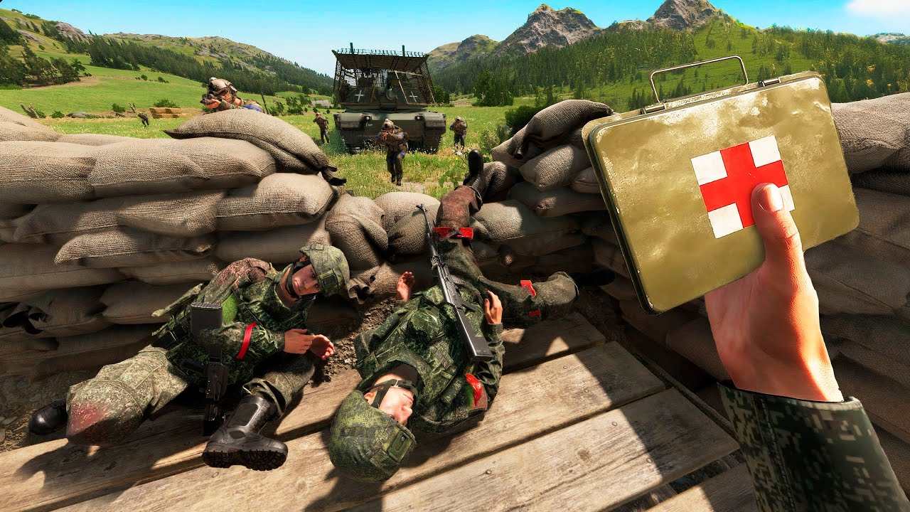 FUI MEDICO EN UN SIMULADOR DE GUERRA DE RUSIA VS UCRANIA