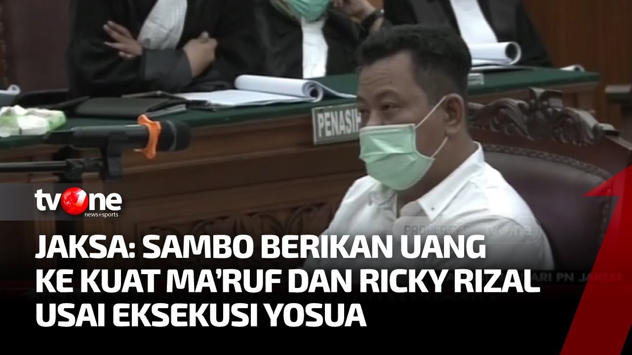 Usai Eksekusi Yosua, Sambo Beri Amplop ke Kuat Ma'ruf & Ricky Rizal | Kabar Khusus tvOne