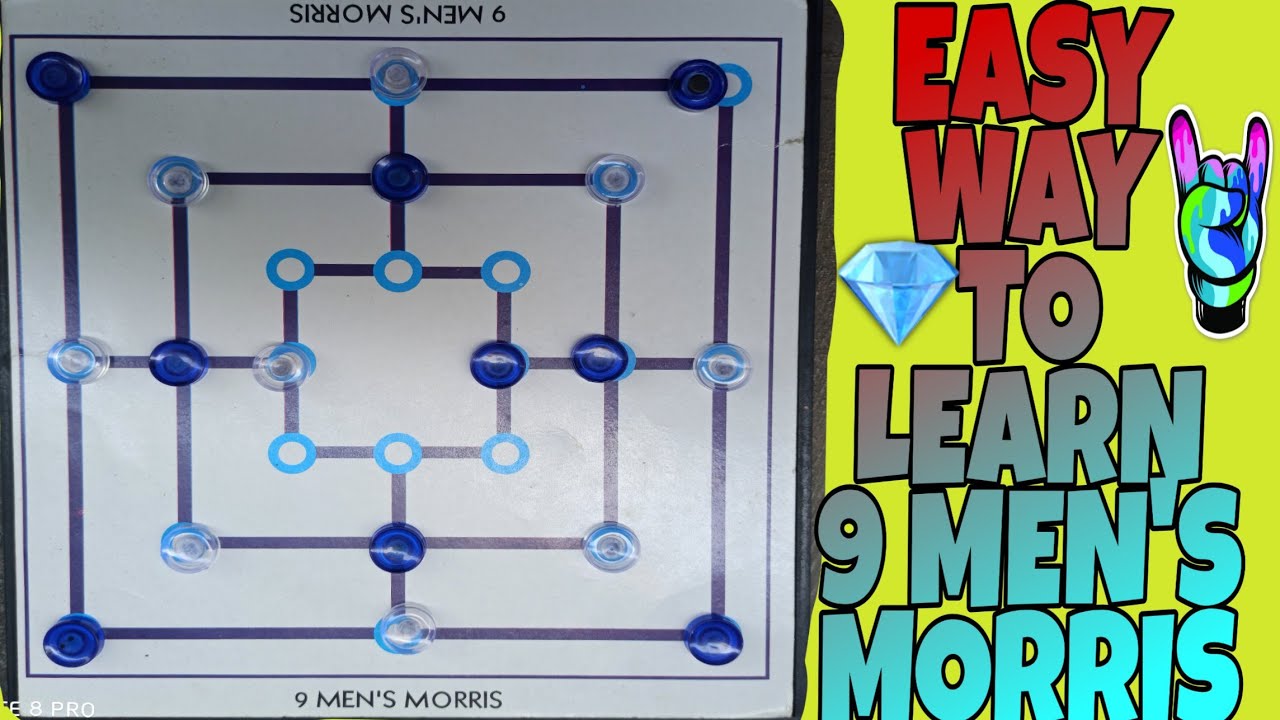 9 Men's Morris || summer games || indoor game || easy and simple || learn with tricks and tips.