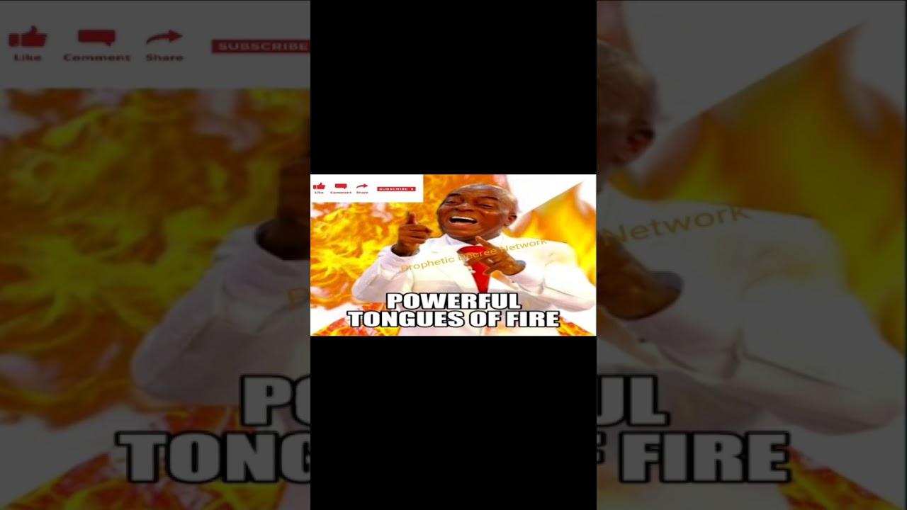 PRAYING IN TONGUES WITH FIRE 🔥- Bishop David Oyedepo