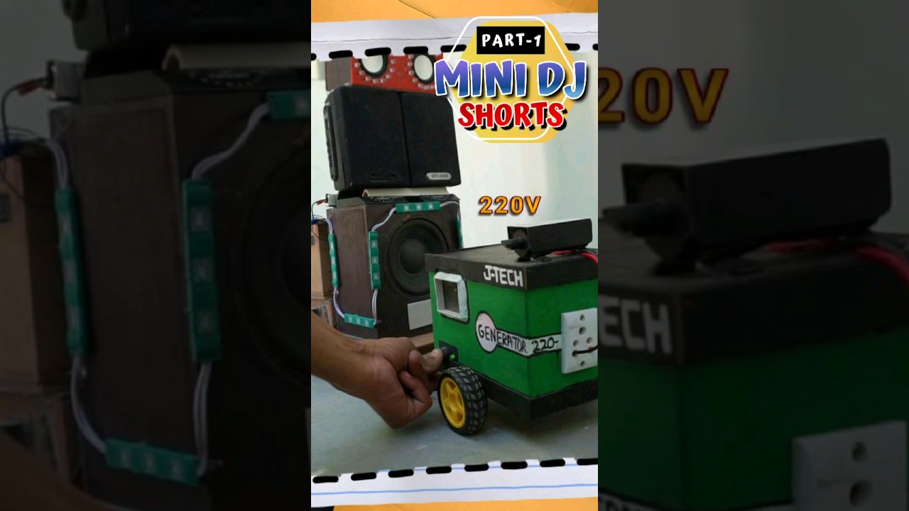 Generator Fitted Mini Dj Truck #shorts