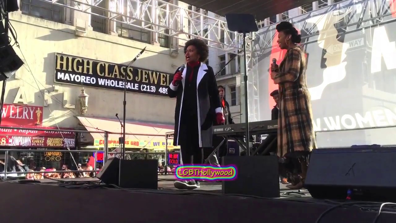 Jenifer Lewis & Brandy call Ivanka Trump Women's March LA 2017