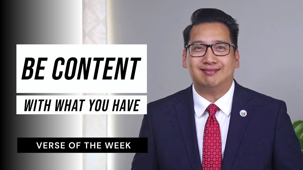 Be Content with What You Have | Verse of the Week