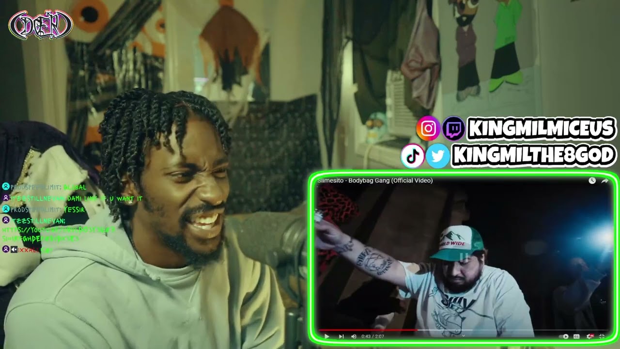 The 8 God Reacts to: Slimesito - Bodybag Gang (Prod. Pierre Bourne)