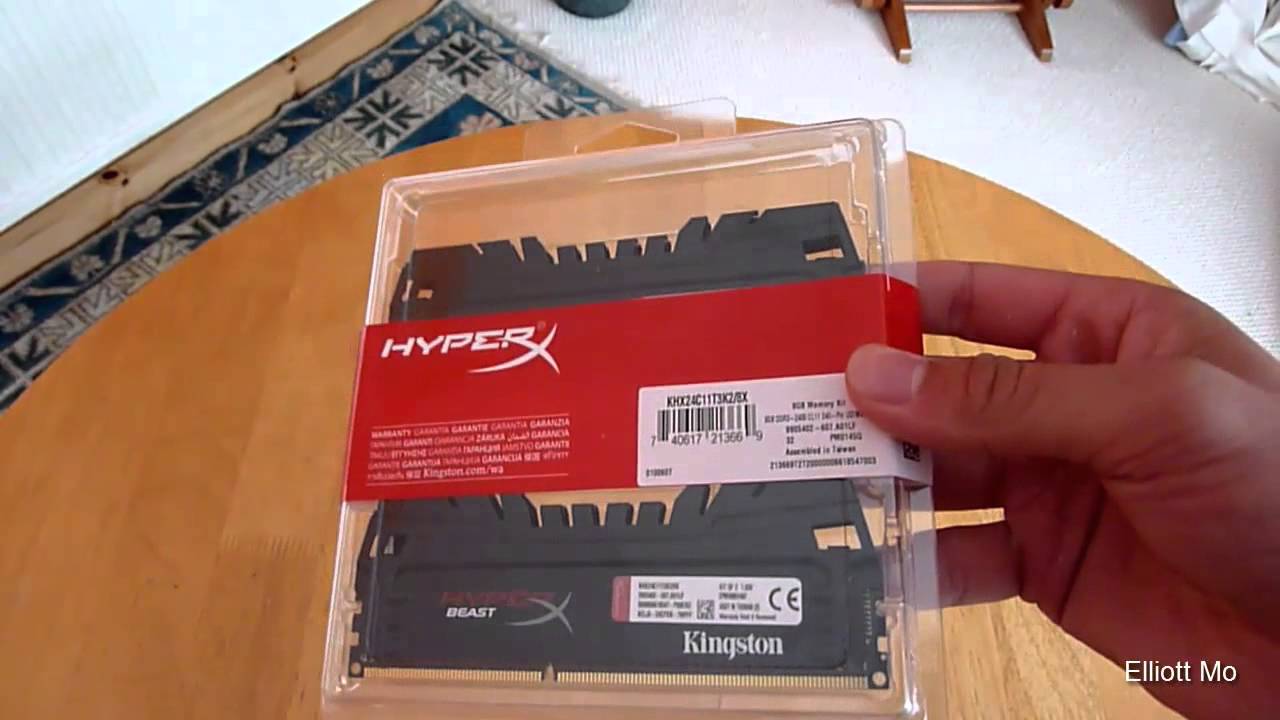 Kingston Hyperx Beast Ram Unboxing - PC Build 2014