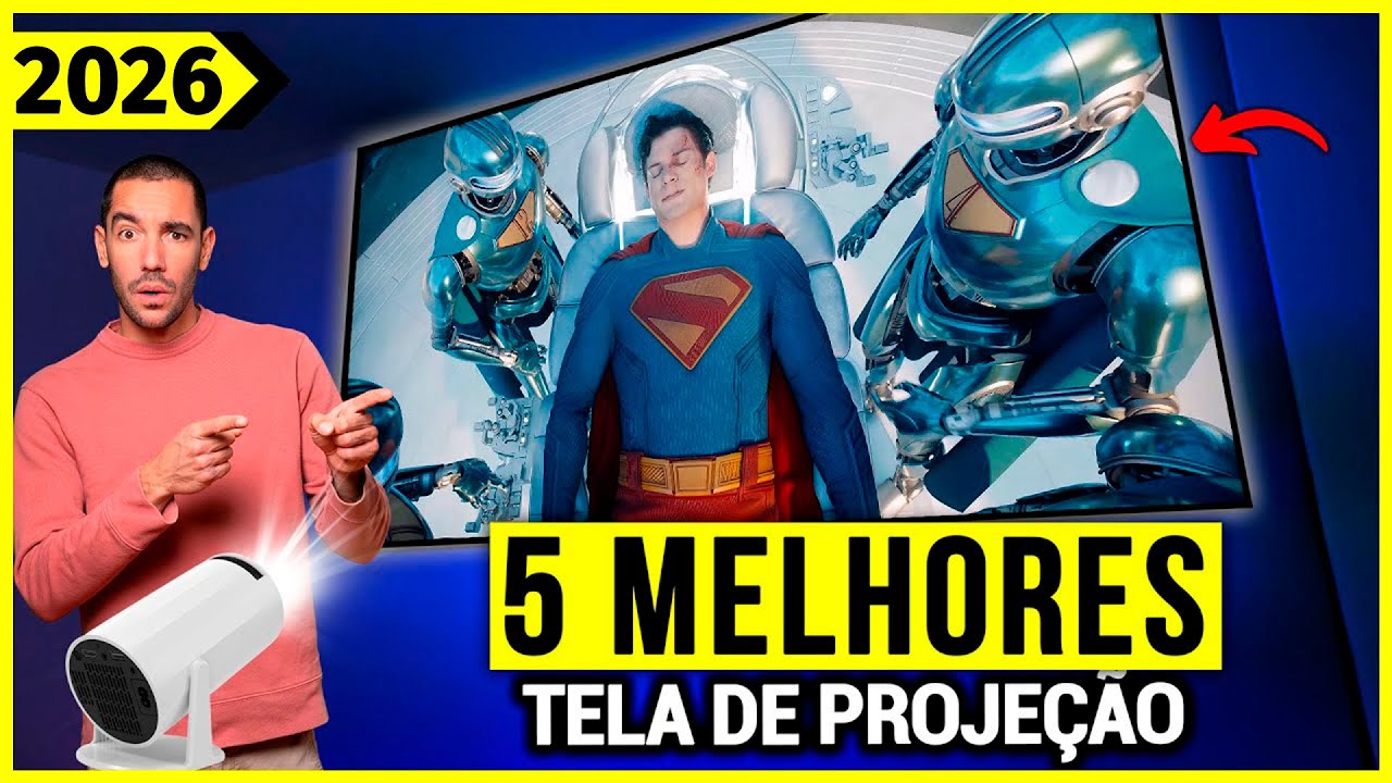 As 5 Melhores Tela de Projeção / Tela para Projetor Em 2026!