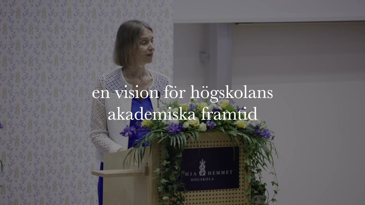 Sophiahemmet Högskolas första rektorsinstallation