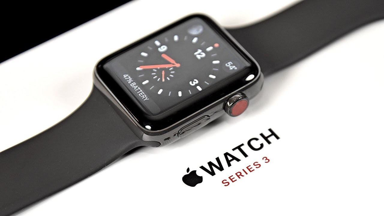 Apple Watch Series 3: распаковка и обзор