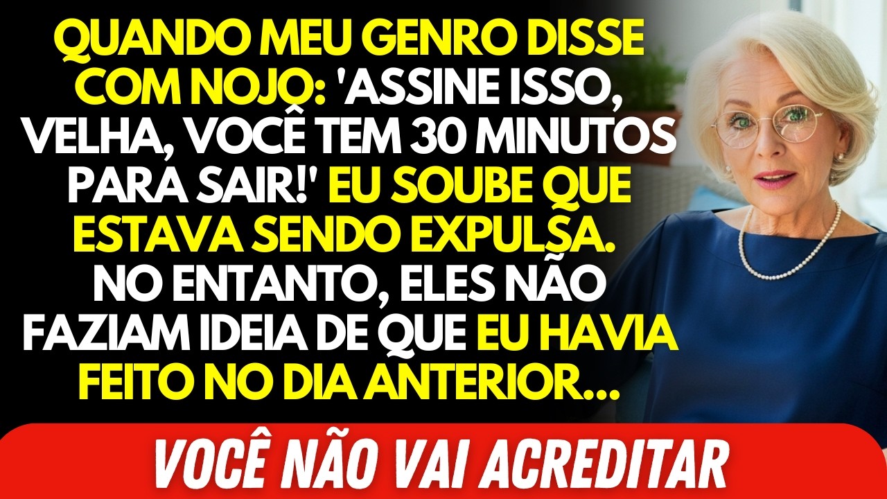 Meu Genro Disse Com Nojo: 