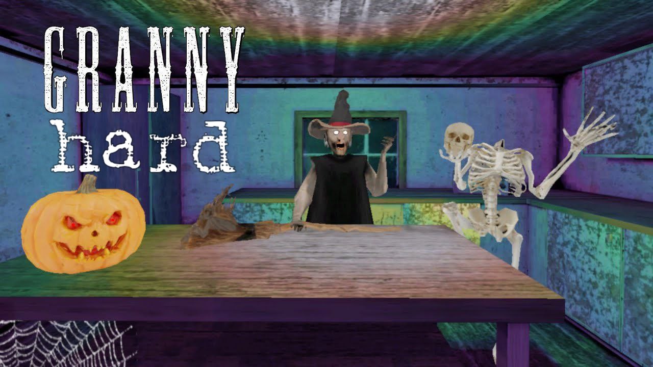 МОД ХЕЛЛОУИН на ХАРДЕ через ДВЕРЬ - Granny - #7