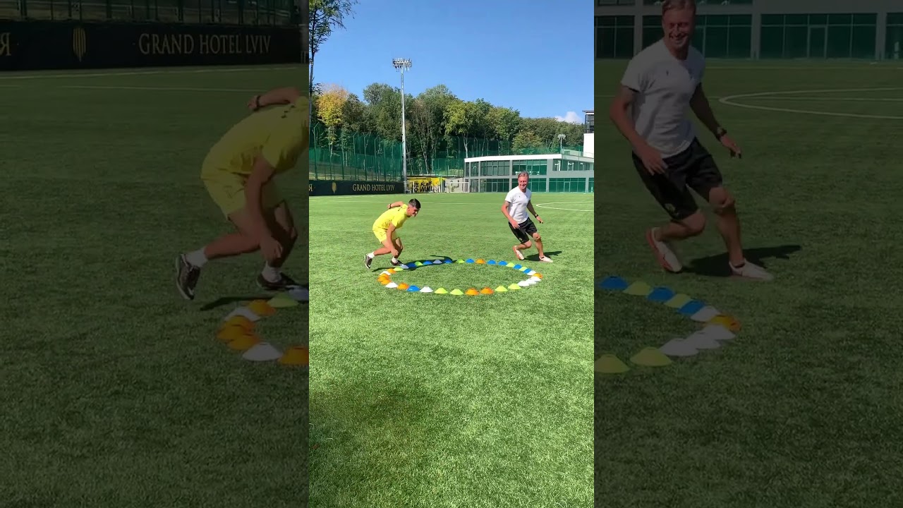 Fun drill for improving agility,speed and quickness for football players⚽️ #footballdrills