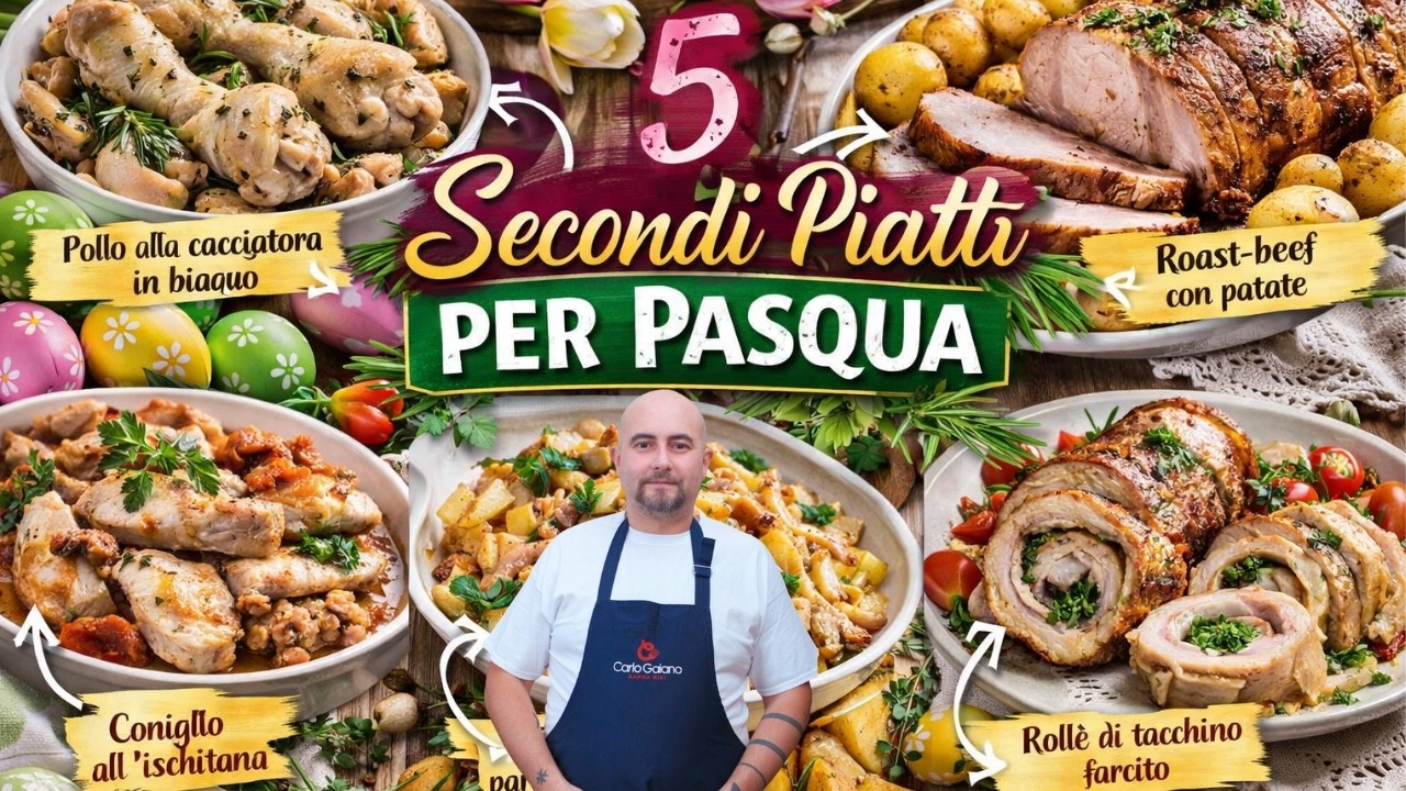5 SECONDI PIATTI PER PASQUA