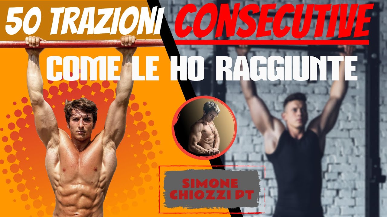 Come raggiungere 50 TRAZIONI alla SBARRA consecutive nel calisthenics