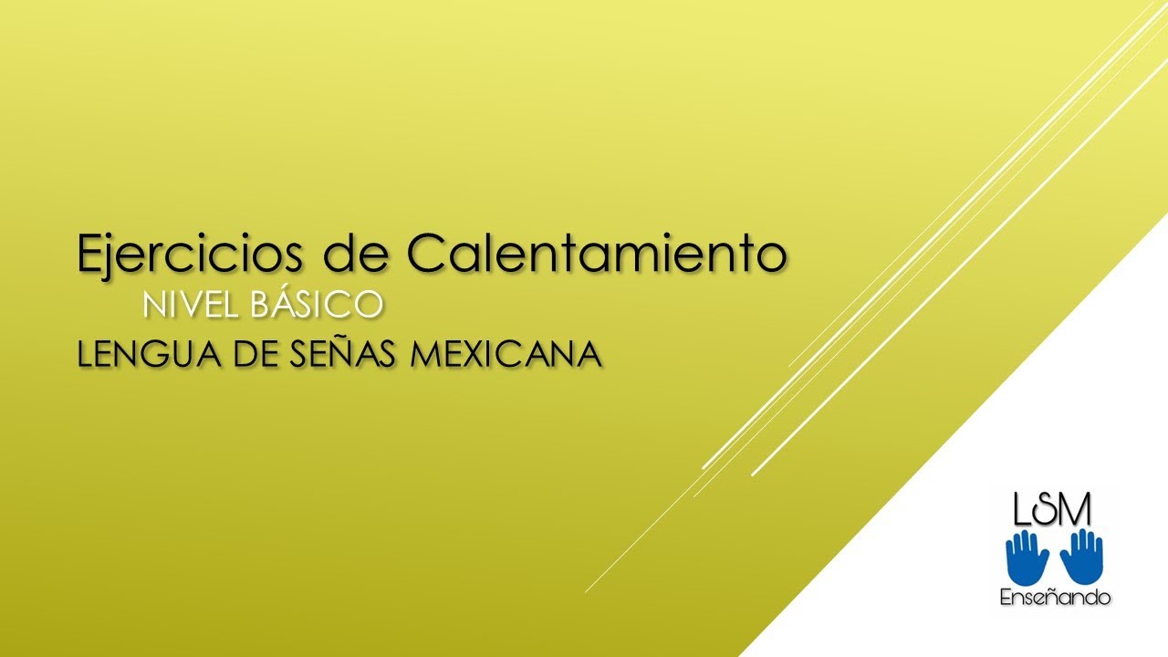 Ejercicios de Calentamiento.