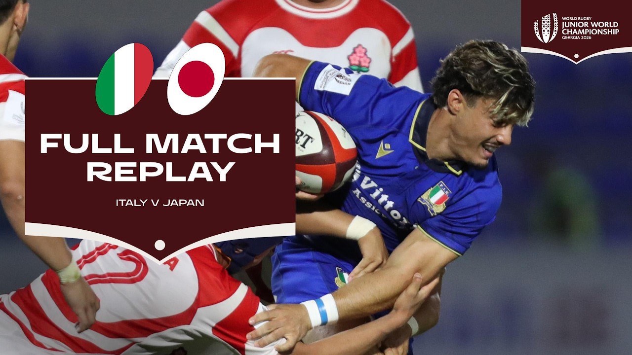 Italy HOLD ON 👏 | Italy v Japan | World Rugby Junior World Championships | Full Match Replay