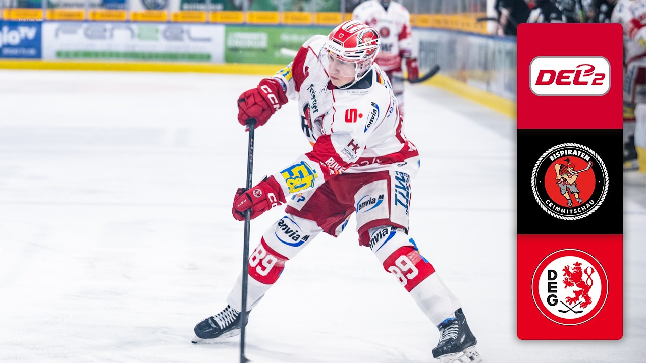 DEL2: Eispiraten Crimmitschau vs D&uuml;sseldorfer EG | Highlights