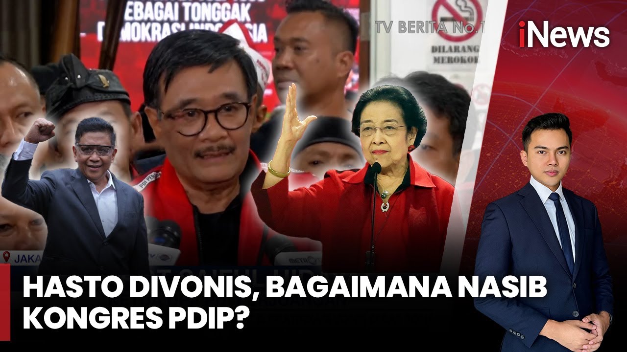 Hasto Divonis, Djarot Sebut Pergantian Sekjen PDIP Hak Prerogatif Megawati | iNews Sore | 27/07