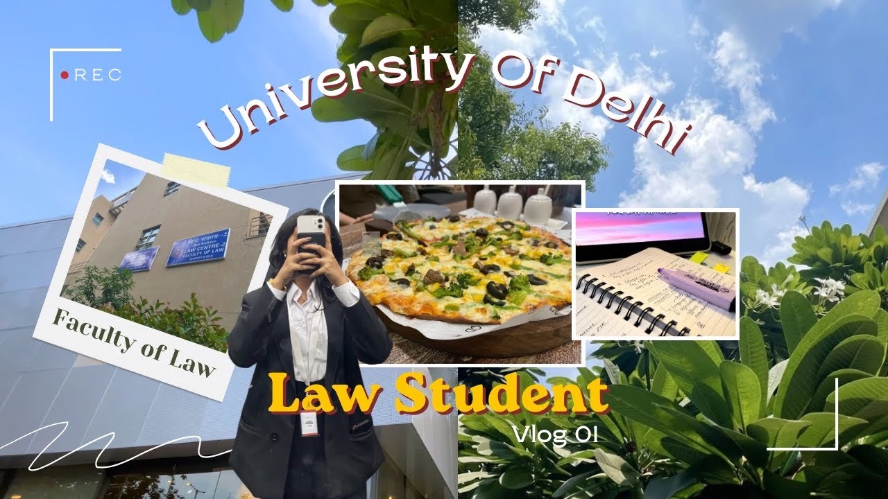 A week in Indian Law student's life ll University of Delhi 📚