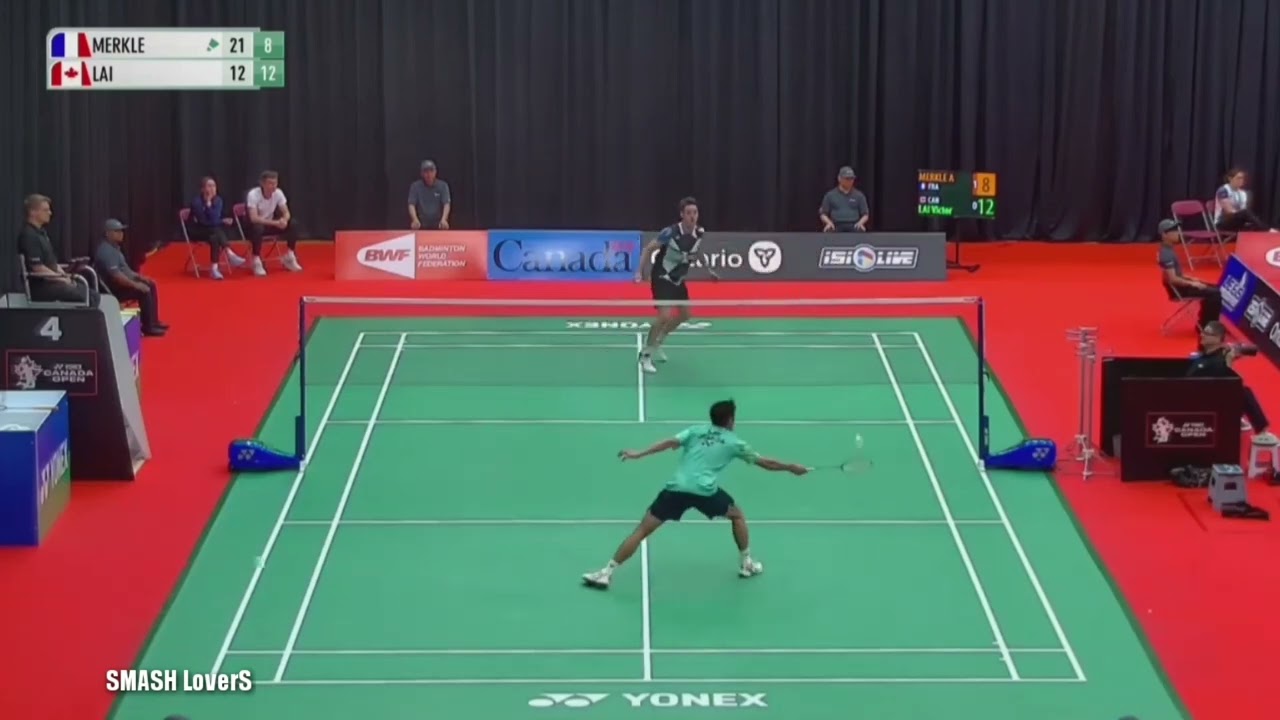 Victor LAI ( Canada)vs Arnaud MERKLE (France) YONEX Canada Open 2025 MS R16