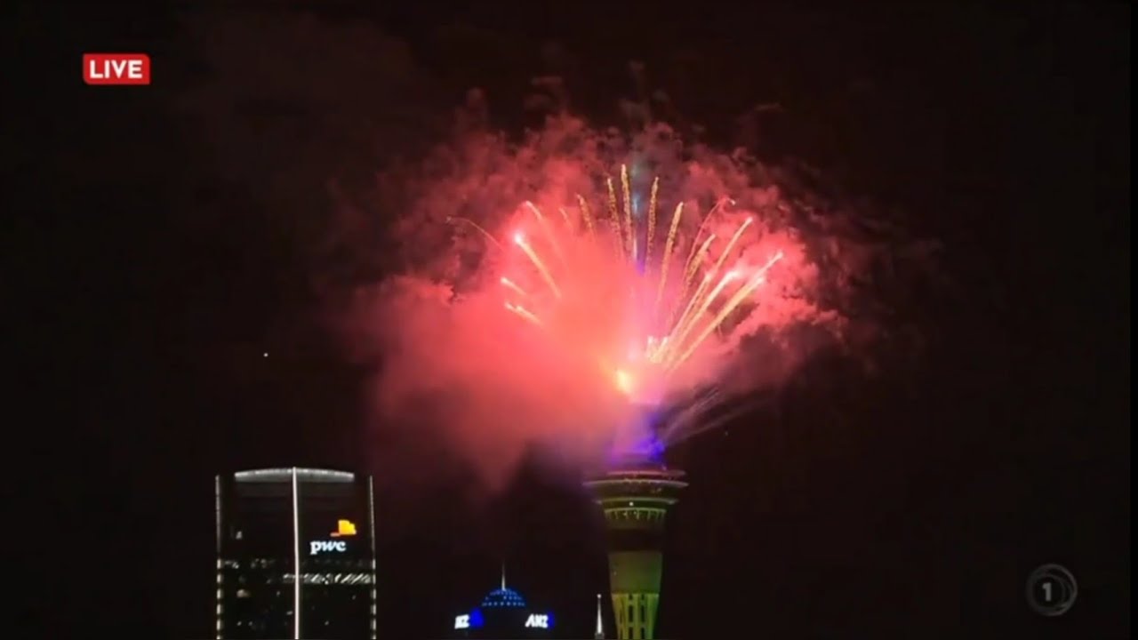 TVNZ New Year's Fireworks 2020/21 (Auckland Sky Tower)