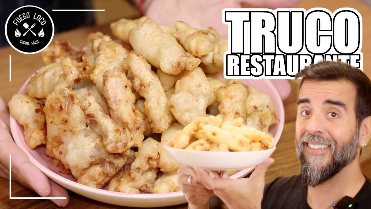 El TRUCO del POLLO FRITO de RESTAURANTE 🍗 CRUJIENTE con Agua con Gas