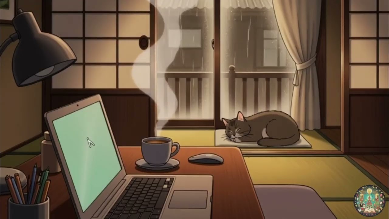 LOFI NO LOFT JAPONÊS de TÓQUIO 🎧 | Study With Me & Trabalhe Comigo | 2h de Foco